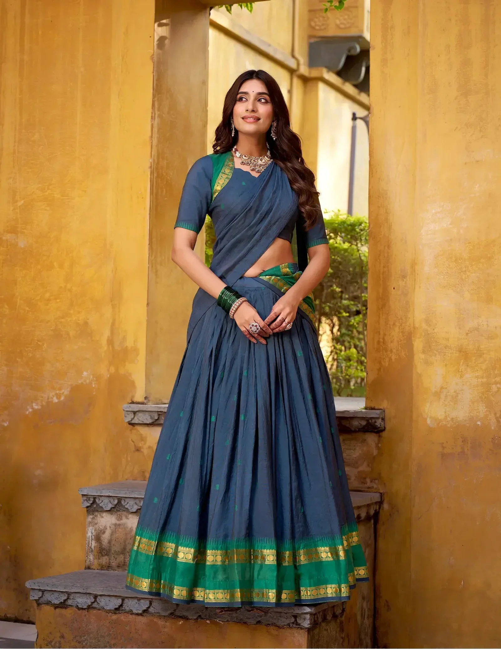Chanderi cotton clothing featured in Qivii garment care guide