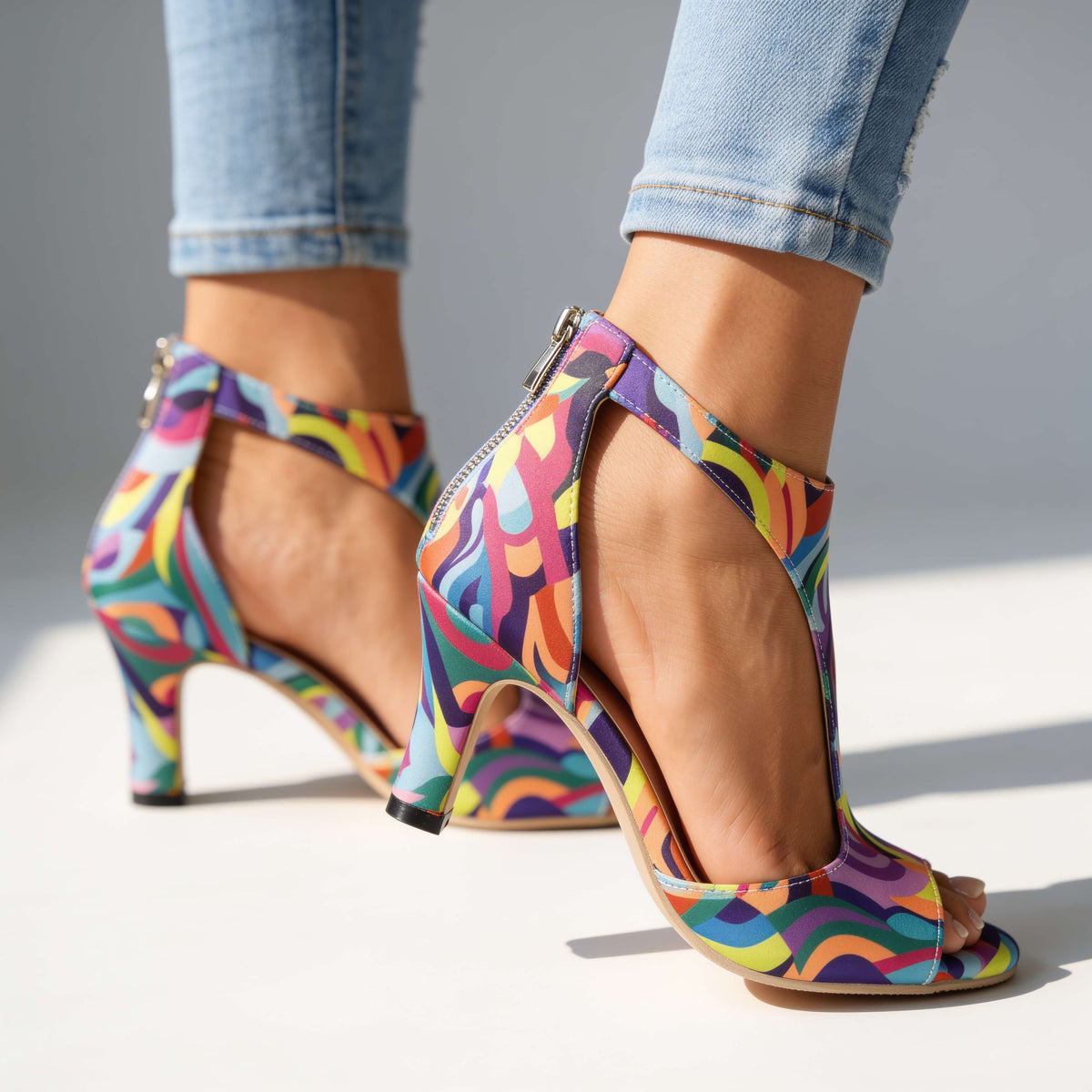 Savannah T-Strap Heels from Qivii for Fall 2026 styling