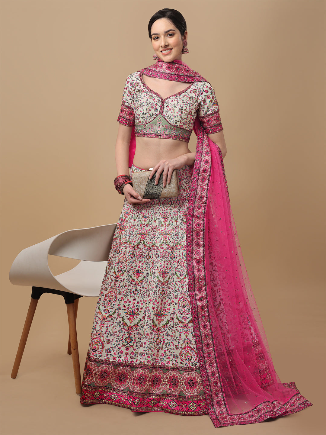 Swarovski Symphony Exclusive Lehenga - qivii