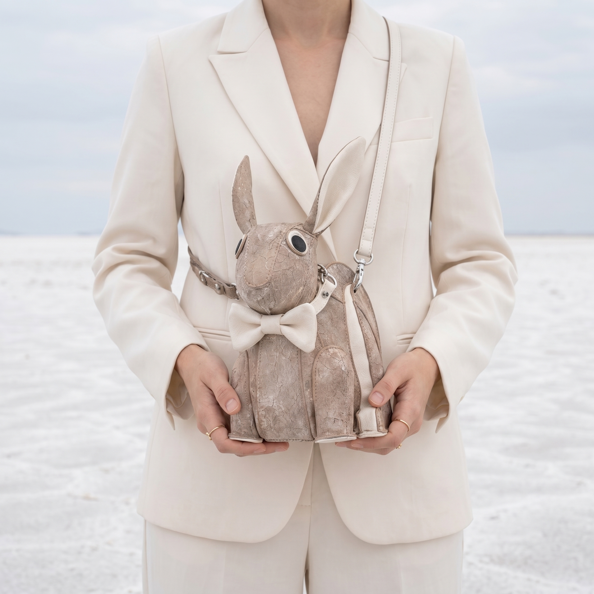 Bunny Belle Crossbody in Vegan Leather - By Qivii