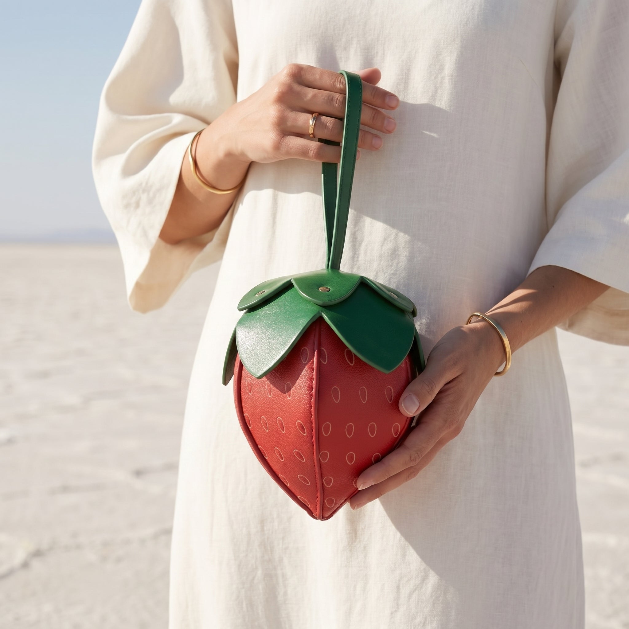 Fraise Élan in Vegan Leather - By Qivii