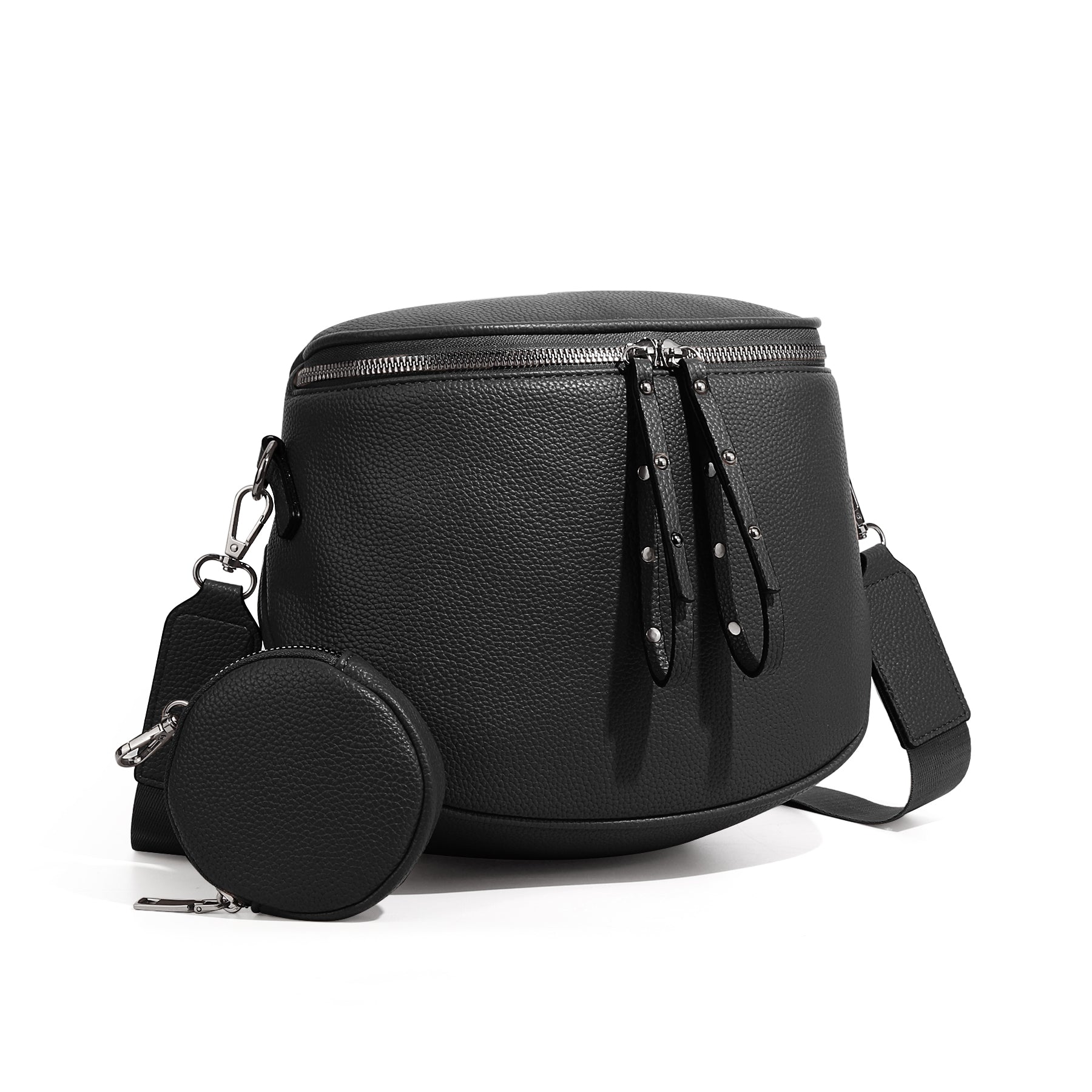 Ounamei Large Crossbody Bag for Women | Multi-Style Bag with Coin Pouch for Travel & Daily Use