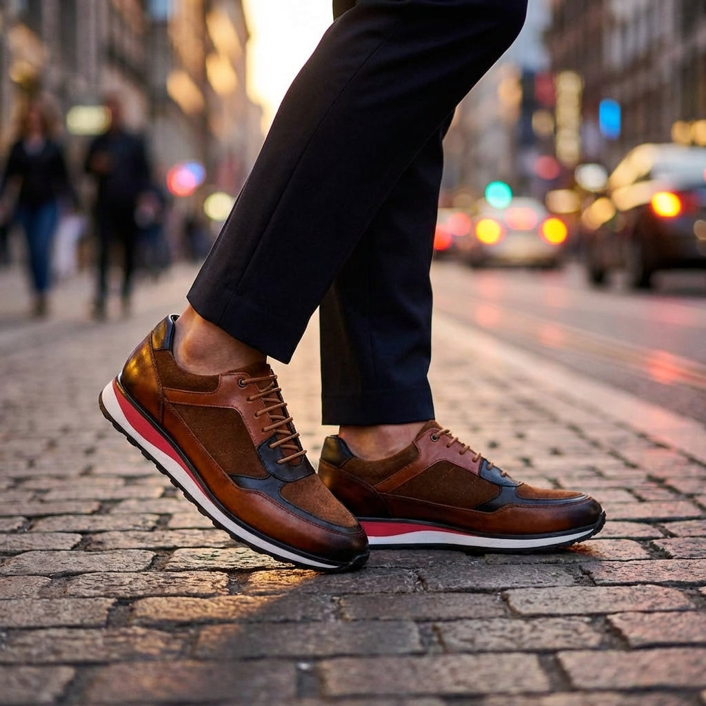 Marcelli Leather Sneakers