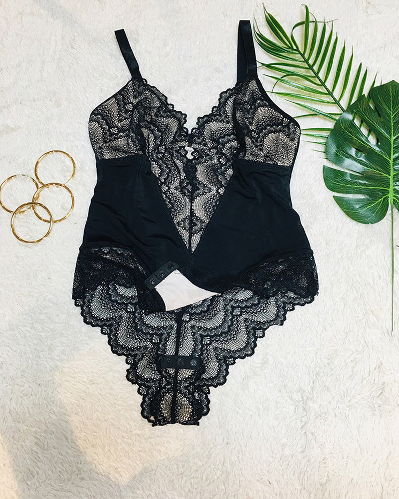Sculpting One Piece Lace Shapewear Bodysuits - By Qivii