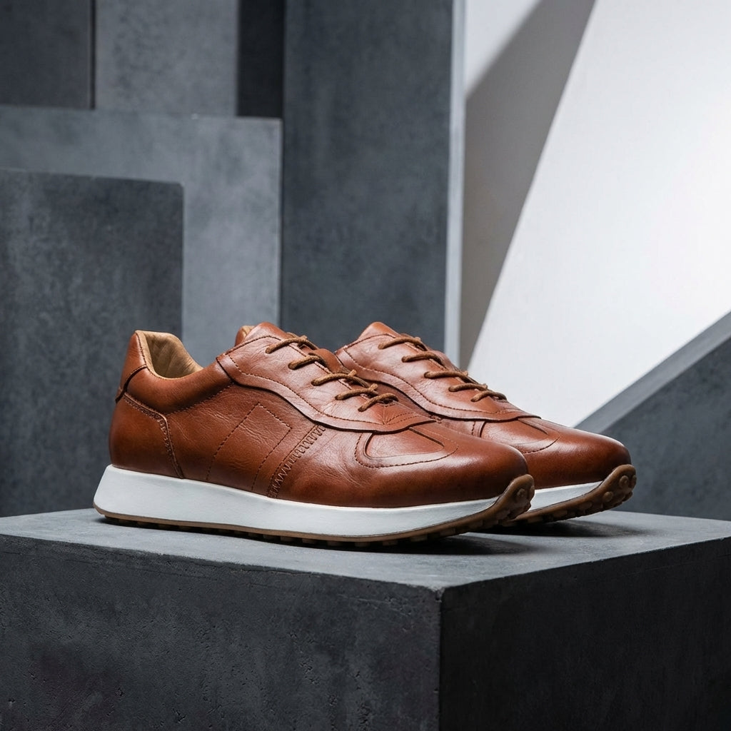 Avellino Cowhide Sneakers