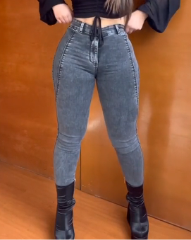 Shapshe® Butt Lifter High Stretch Skinny Shaping Jeans - By Qivii
