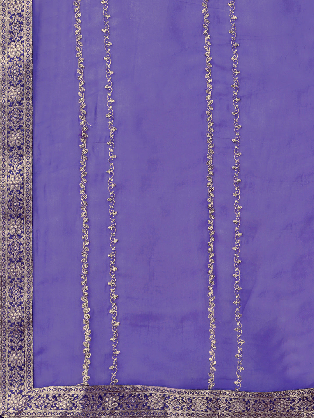 Voilet Jacquard Kurta Suit Set