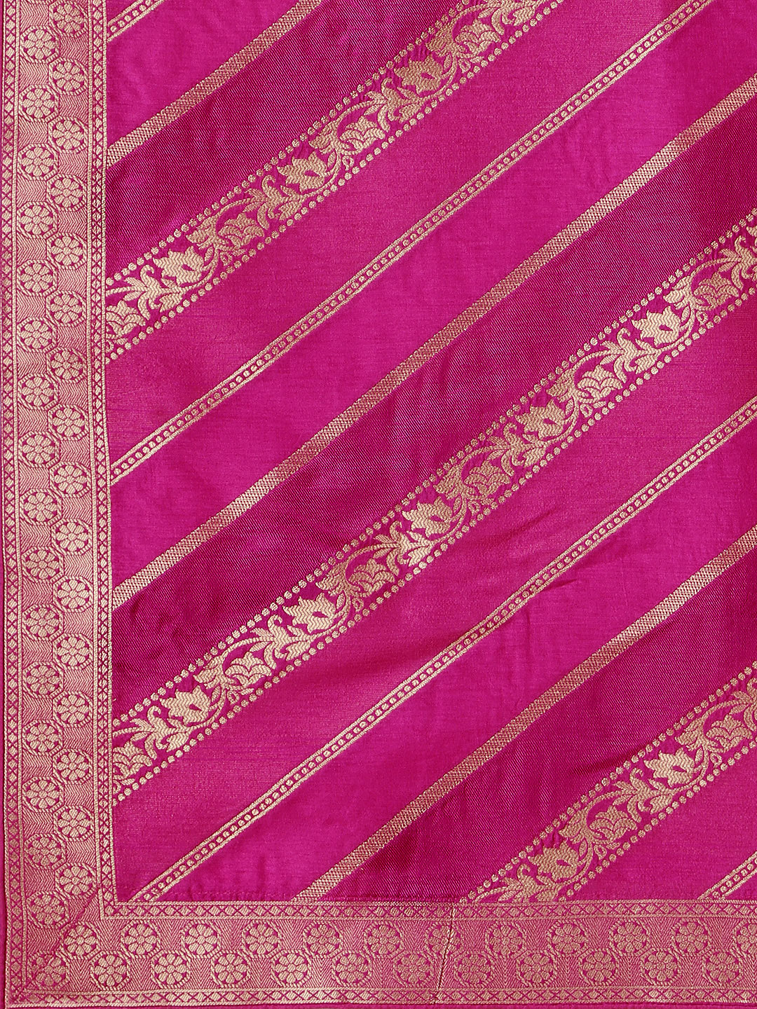 Yellow Jacquard Kurta Suit Set with Rangkat Dupatta