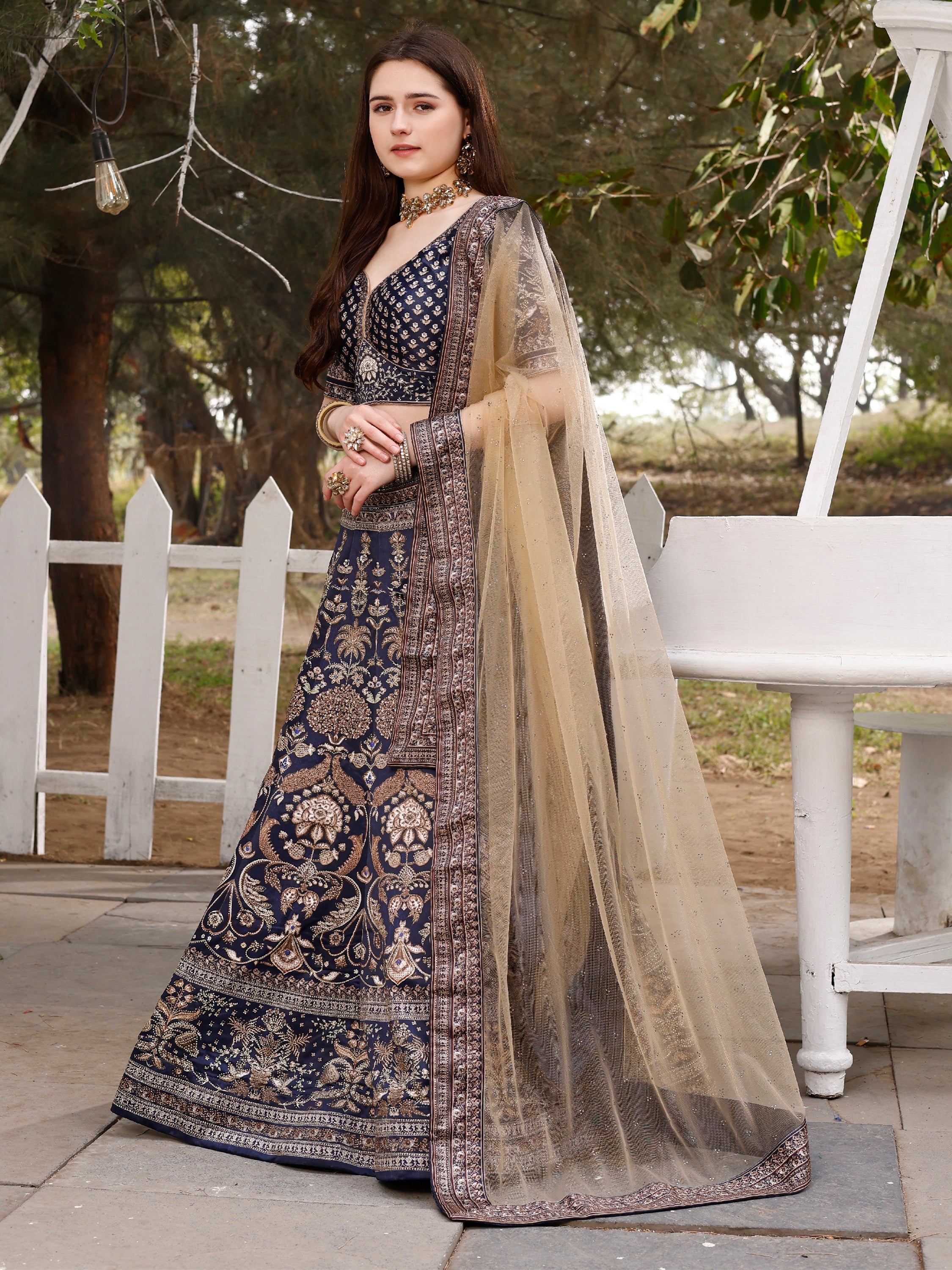 Dazzling Elegance: Swarovski Designer Lehenga Collection for Every Occasion - qivii