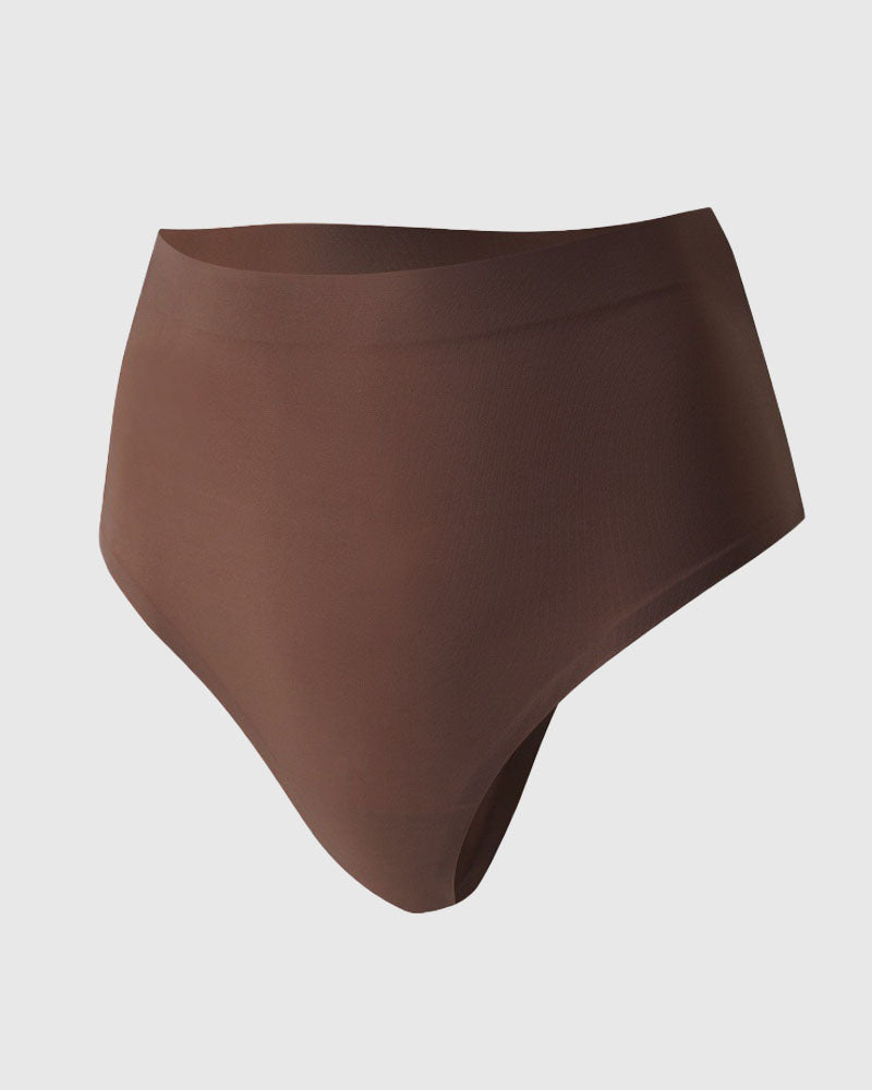 Women's Seamless Mid-Rise Shaping Thong - By Qivii