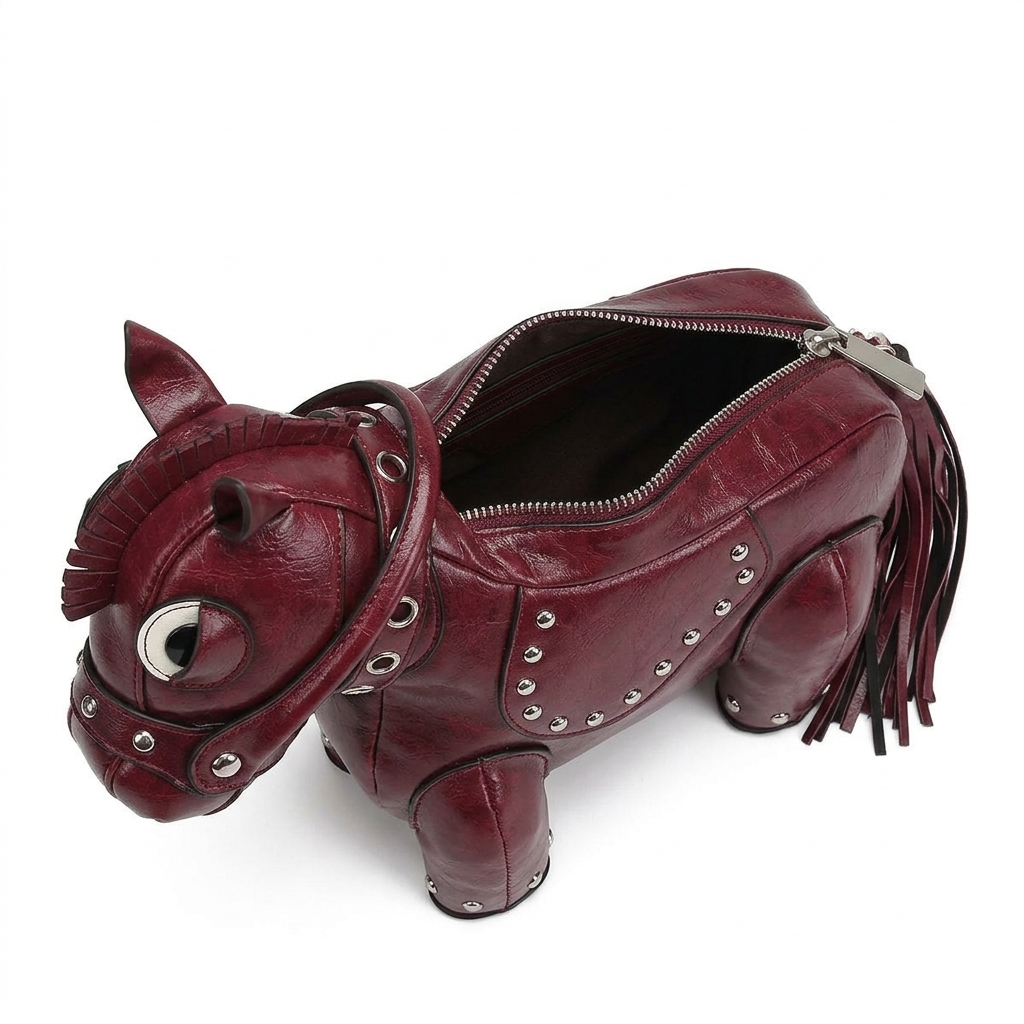 Cavallo Handbag in Vegan Leather - By Qivii