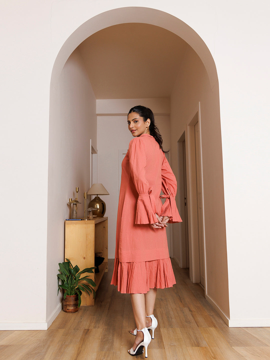 Begonias Pink Dress