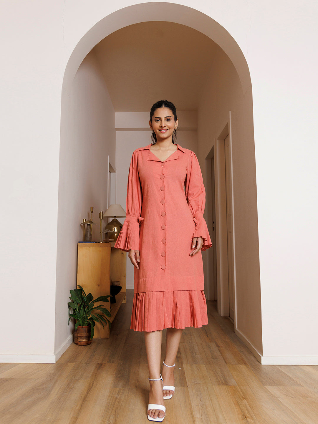 Begonias Pink Dress