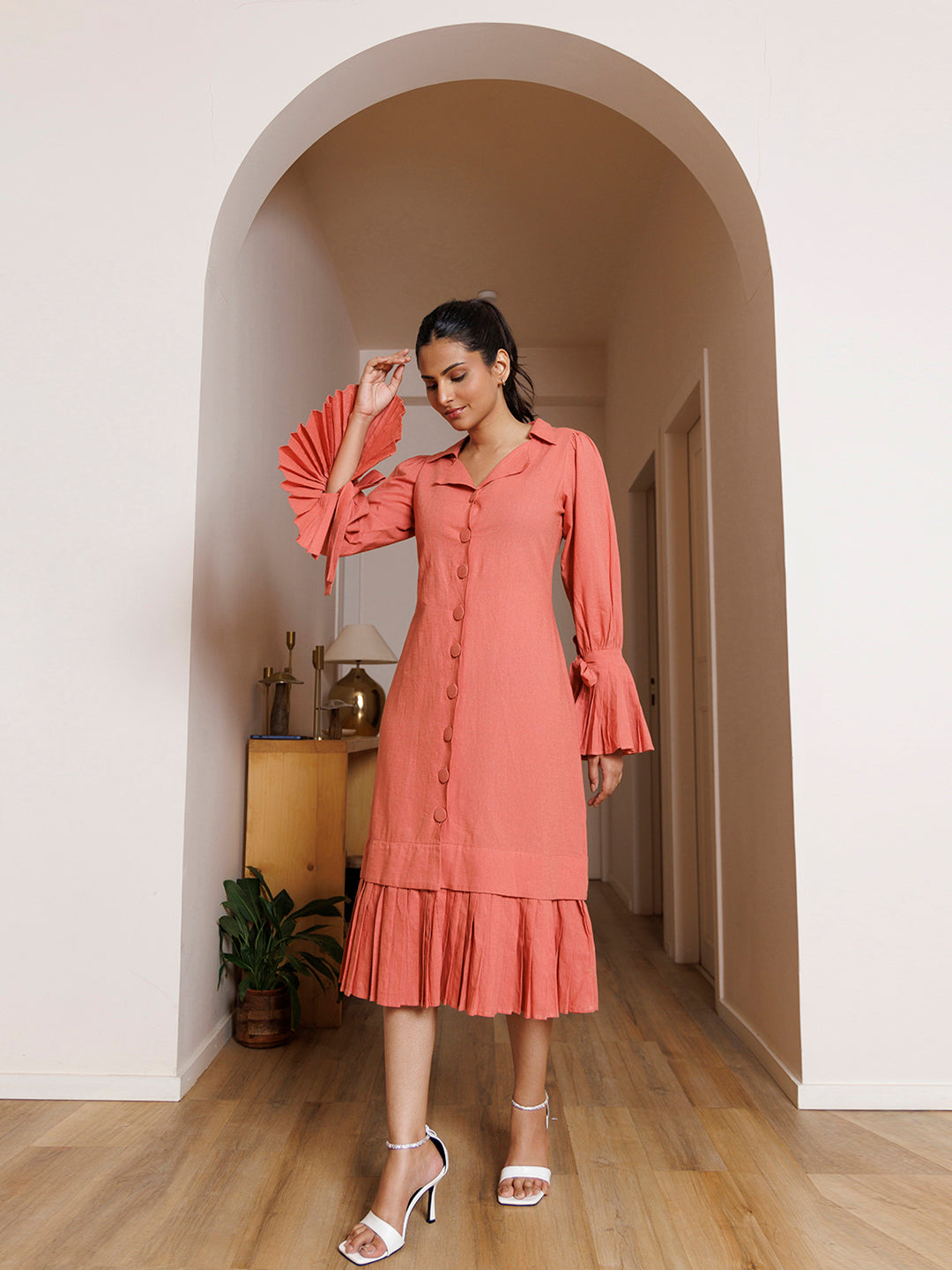 Begonias Pink Dress