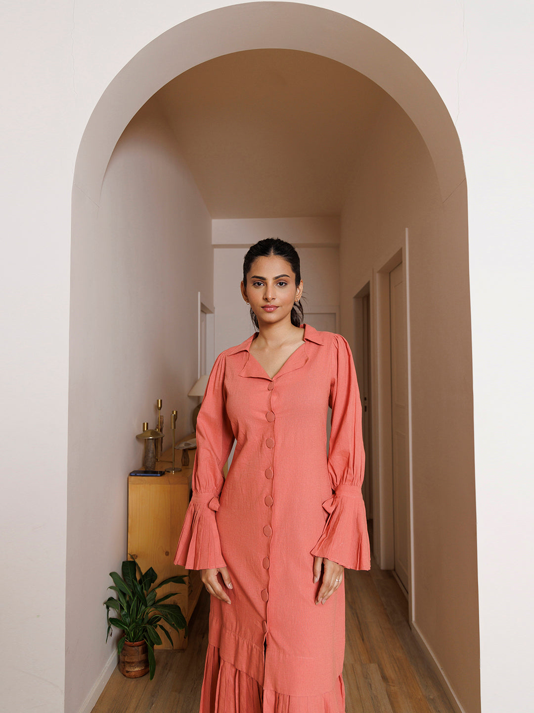 Begonias Pink Dress