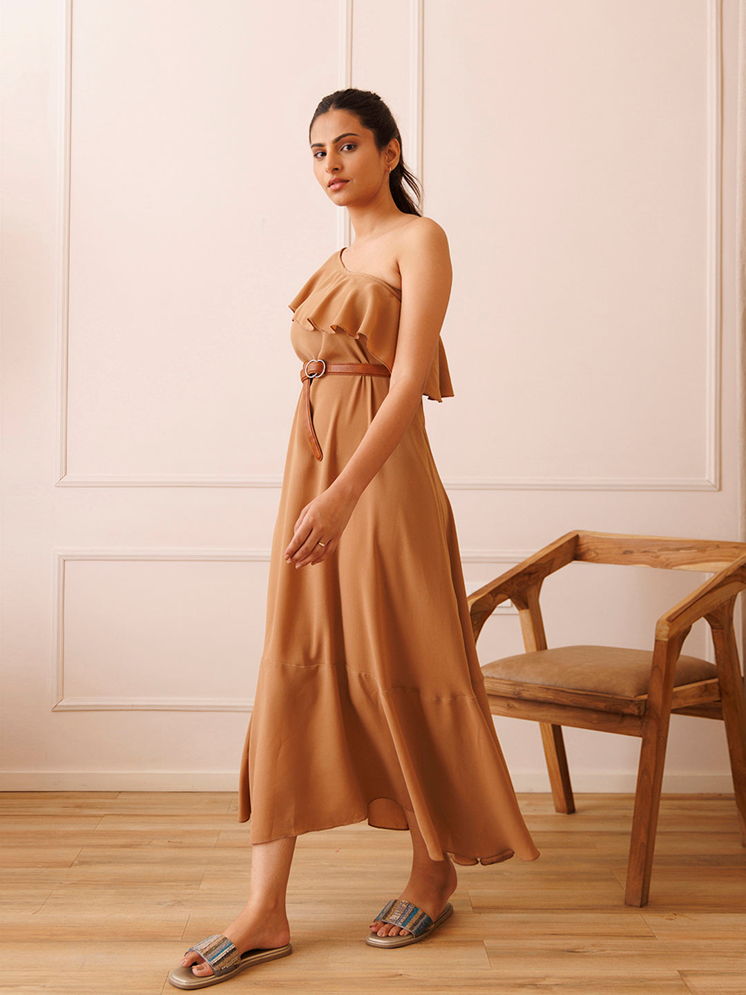 Carpediem Nude Dress - By Ragavi - qivii