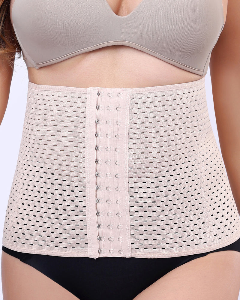 Women's Fat Burning Underbust Waist Trainer Postpartum Recovery Corset Shapewear