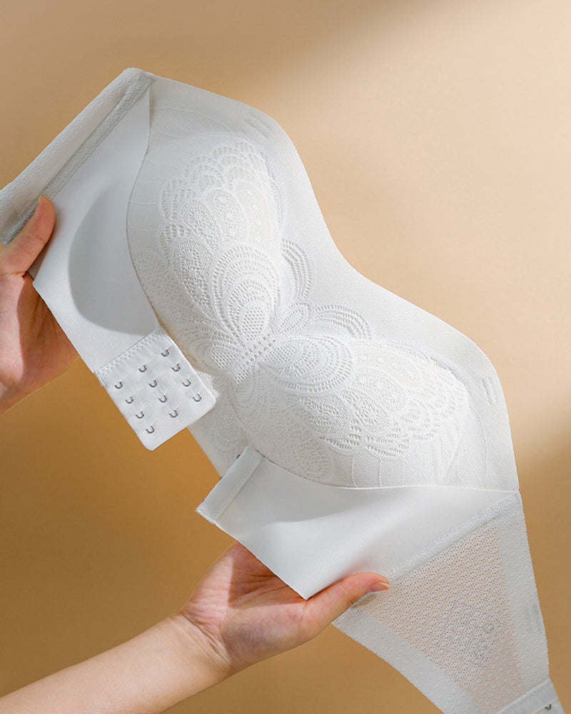 Seamless Push up Full Cup Bandeau Bra - By Qivii