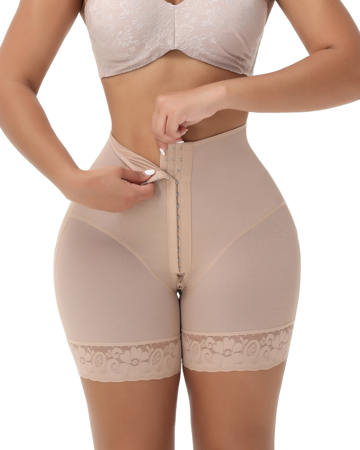 Shapshe® Seamless Compression Fajas Shorts Tummy Control Shapewear Shorts - By Qivii