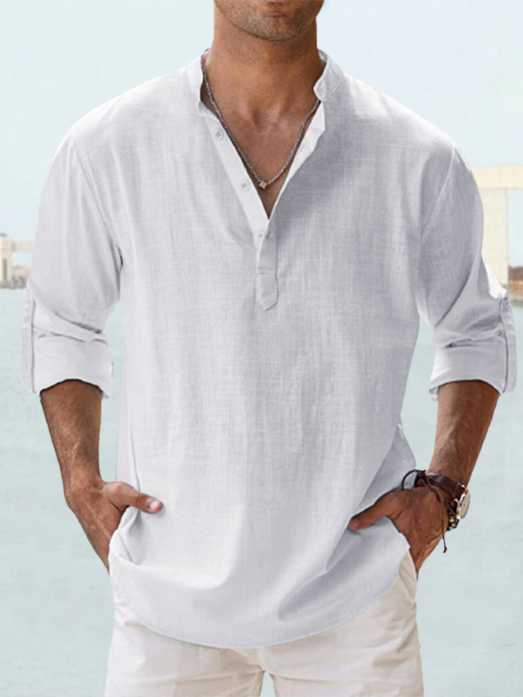 Adonis Linnen Shirt - By Qivii