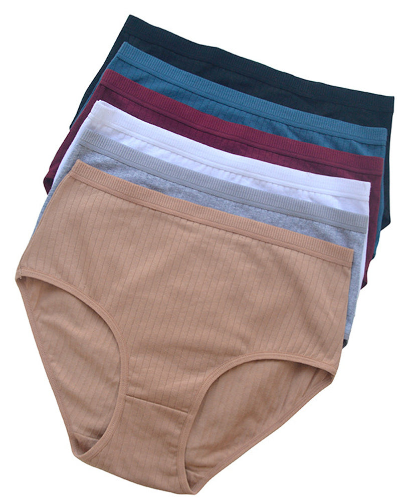High Waist Pure Cotton Panties Tummy Control Breathable Underwear - By Qivii