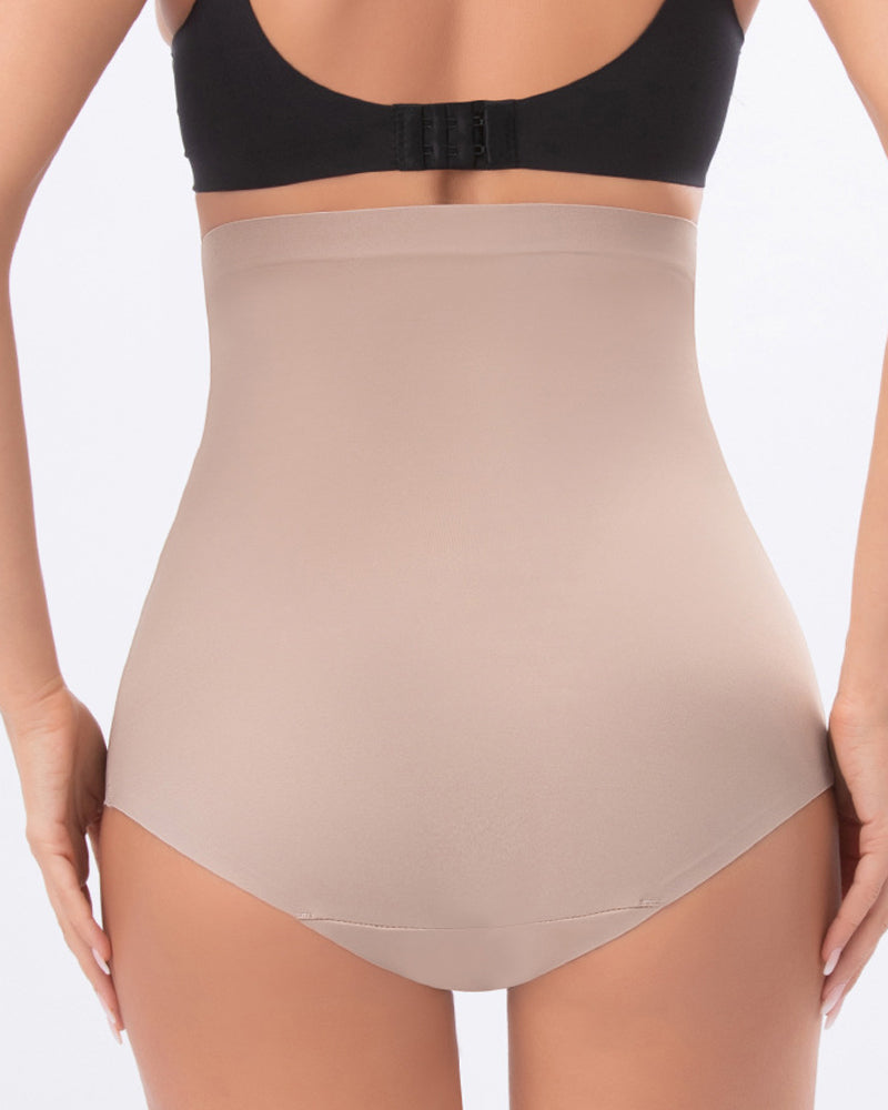 Seamless High Waist Shapewear Briefs Tummy Control Postpartum Shaping Underwear - By Qivii