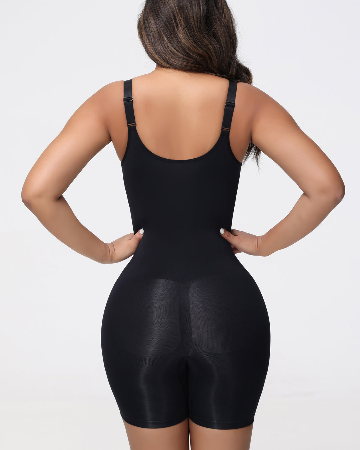 Shapshe® Seamless Smoothing Open Bust Bodysuit Tummy Control Body Shaper - By Qivii