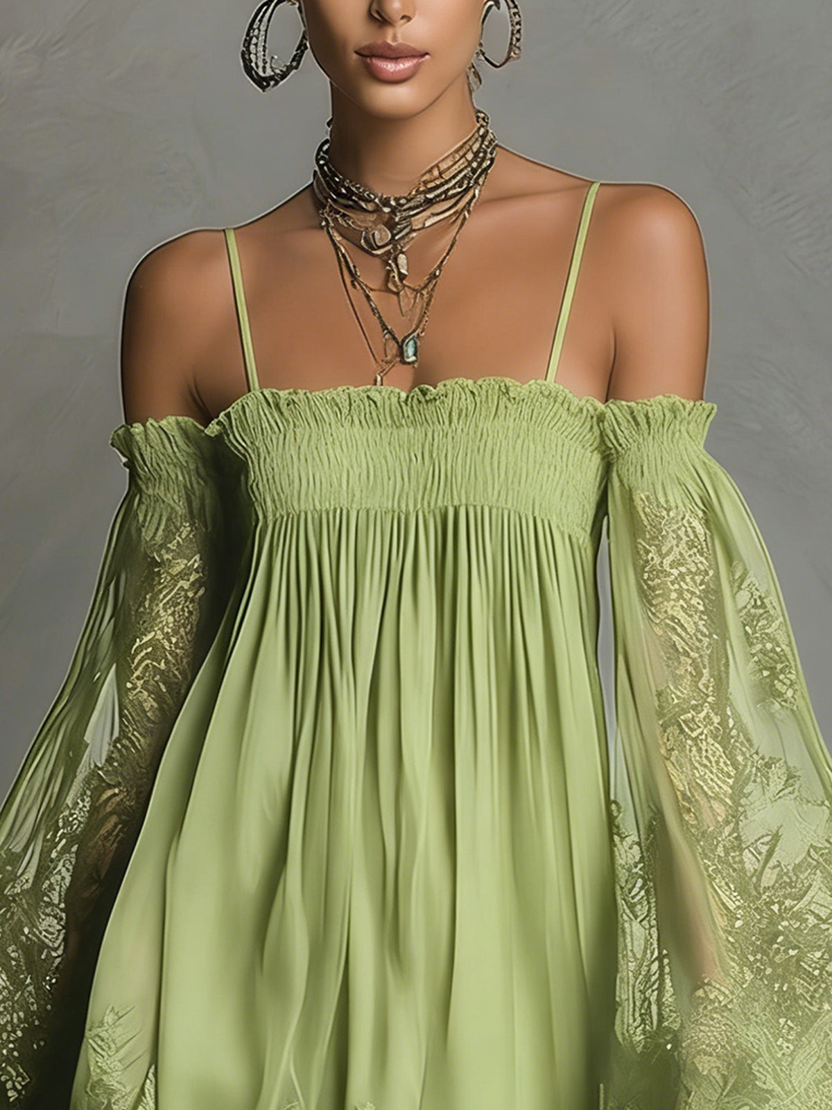 Camille | Elegant Lace Off Shoulder Mini Dress by Qivii
