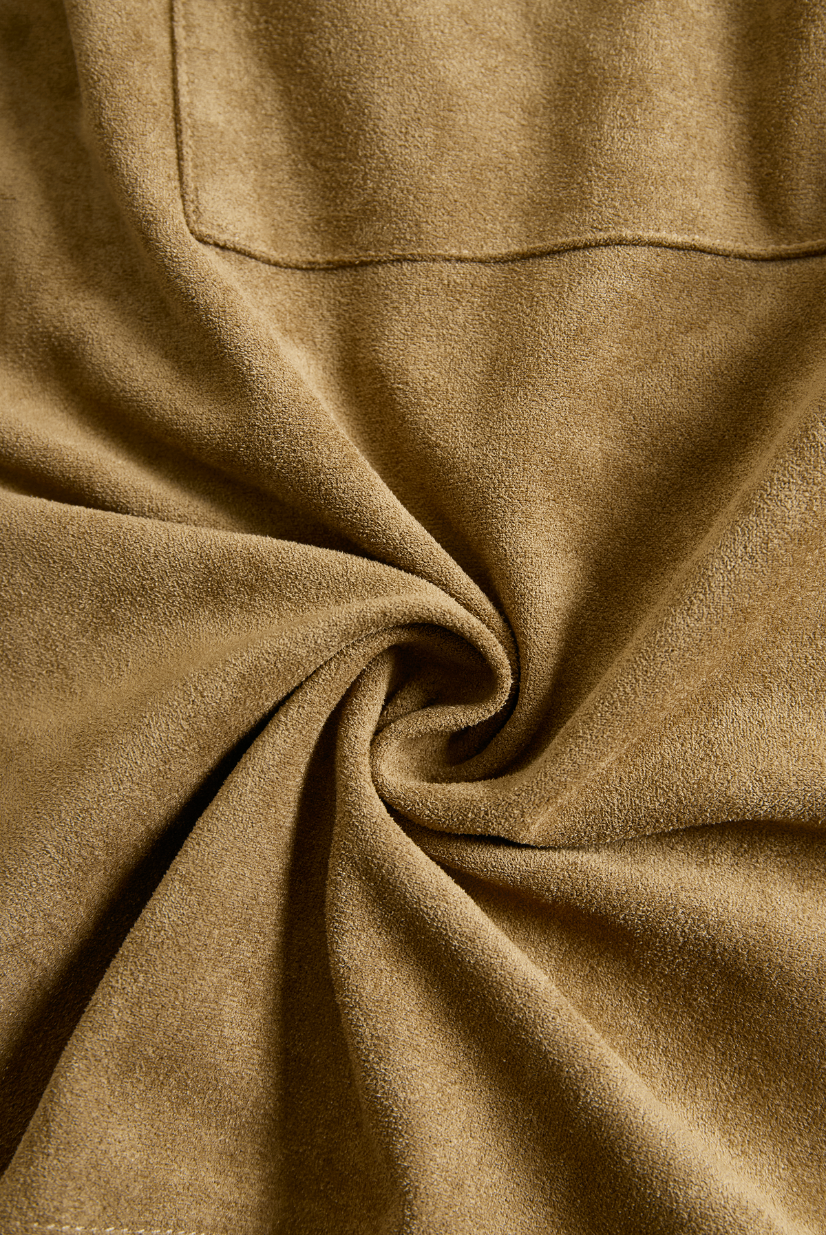 Women's Fashion Suede Single Breasted Lapel Long Sleeve Midi Dress MDA1867H7Y