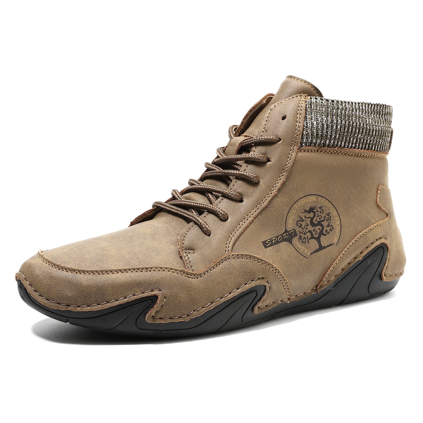 Men’s Best Selling High-Top Sock Lace-Up Chelsea Boots