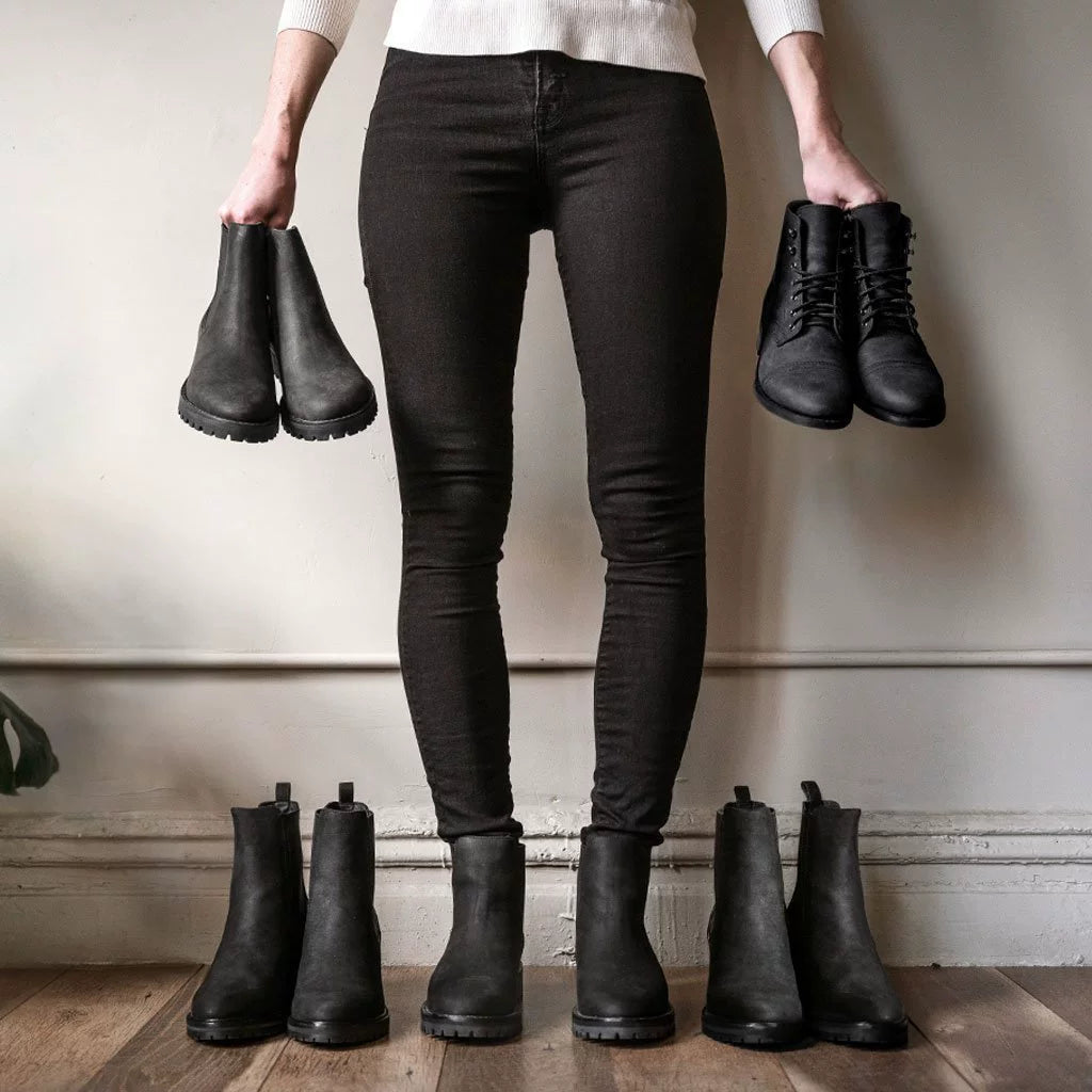 Women’s Casual Chunky Sole Milear Ankle Boots New Winter Low Cut Round Toe Martin Boots for Cross Border Trade