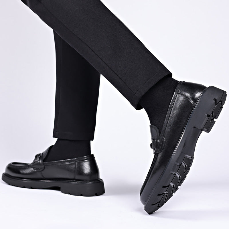 Men's Premium Leather Loafers - Stylish, Comfortable, and Slip-Resistant Casual Business Shoes