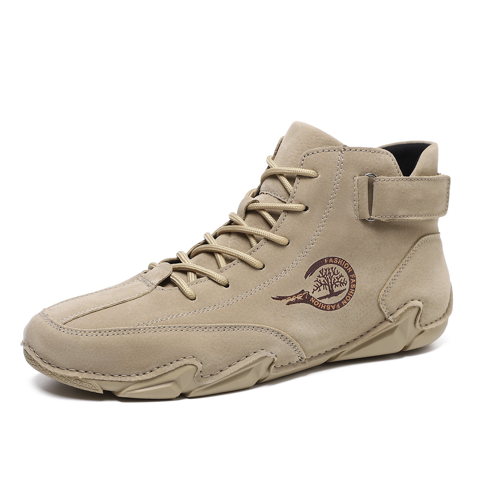 Men's High-Top Winter Suede Martin Boots Handmade Casual Boots