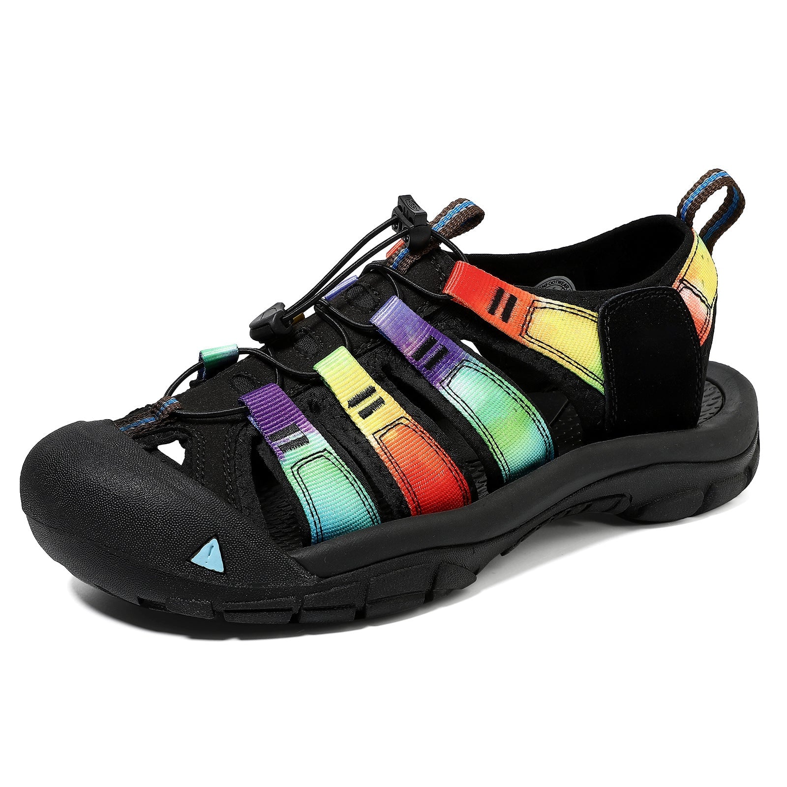 Men’s Summer Handmade Sandals Thick Sole Closed-toe Beach Shoes