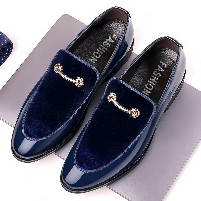 Men's Leather Suede Patent Casual Shoes Fashion Loafers Wedding Men's Shoes Hair Stylist Flats