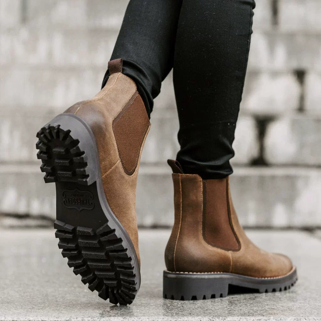 Women’s Casual Chunky Sole Milear Ankle Boots New Winter Low Cut Round Toe Martin Boots for Cross Border Trade