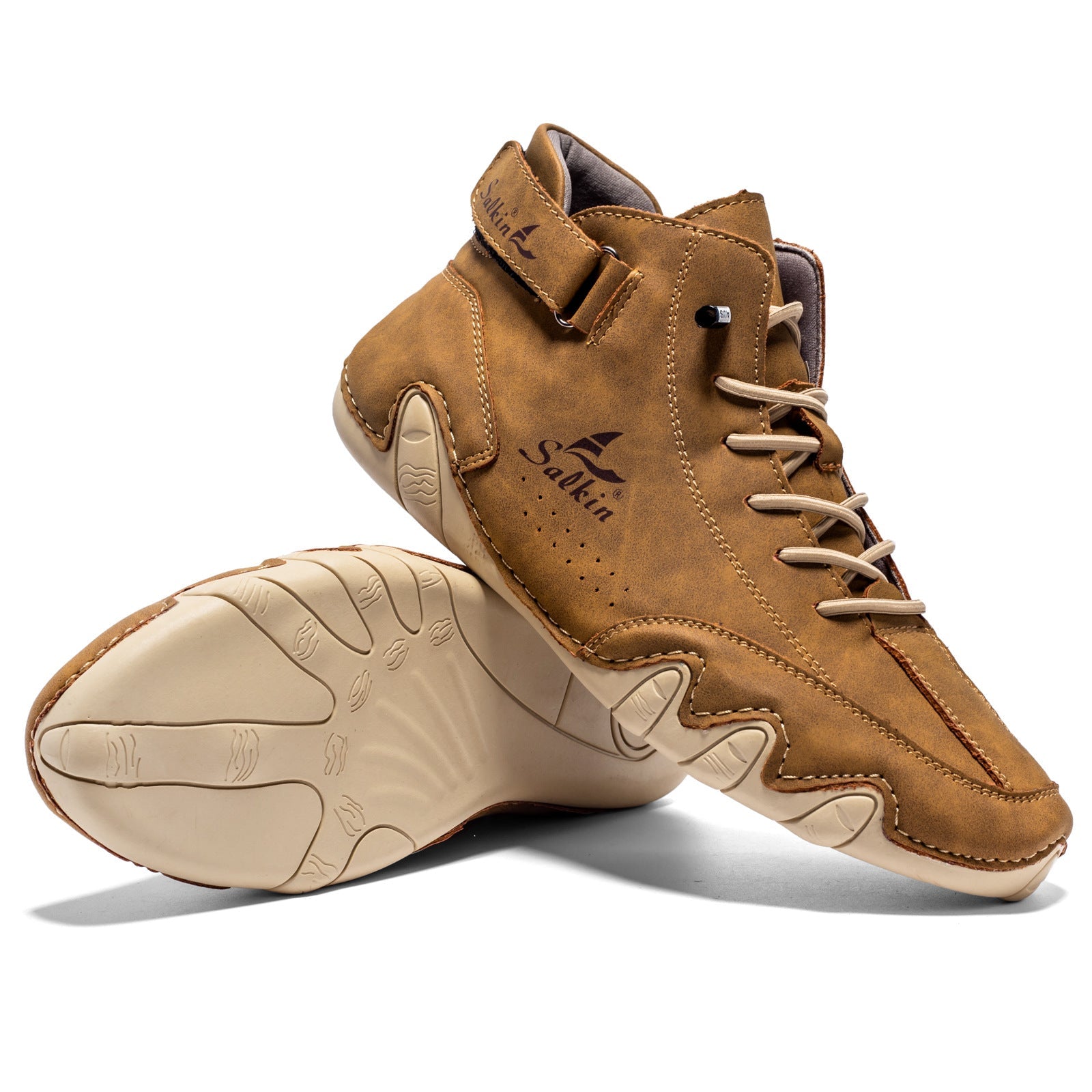 Men’s Octopus High-Top Lace-Up Ankle Boots