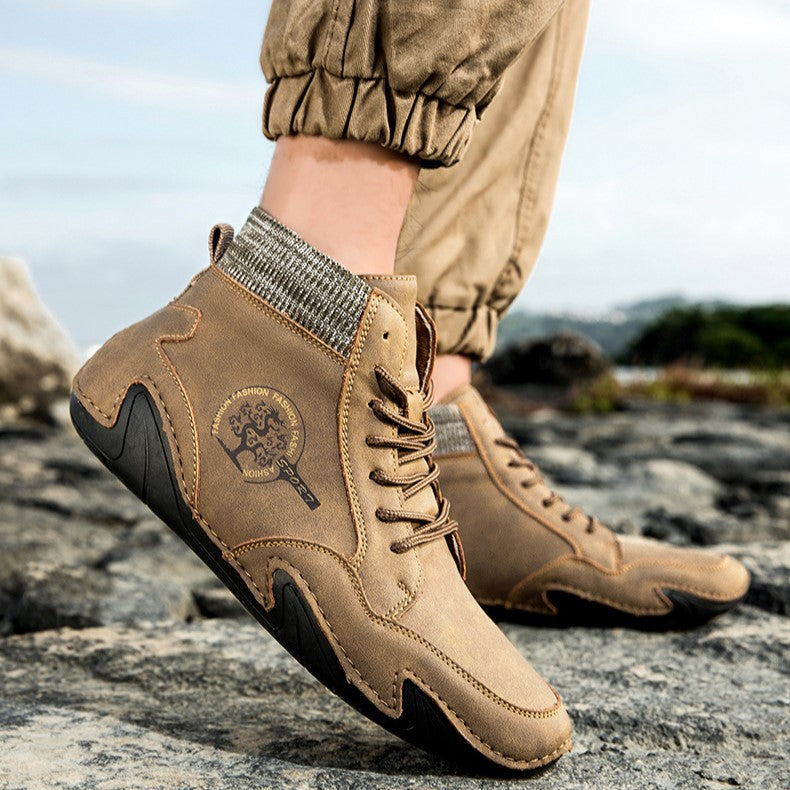 Men’s Best Selling High-Top Sock Lace-Up Chelsea Boots
