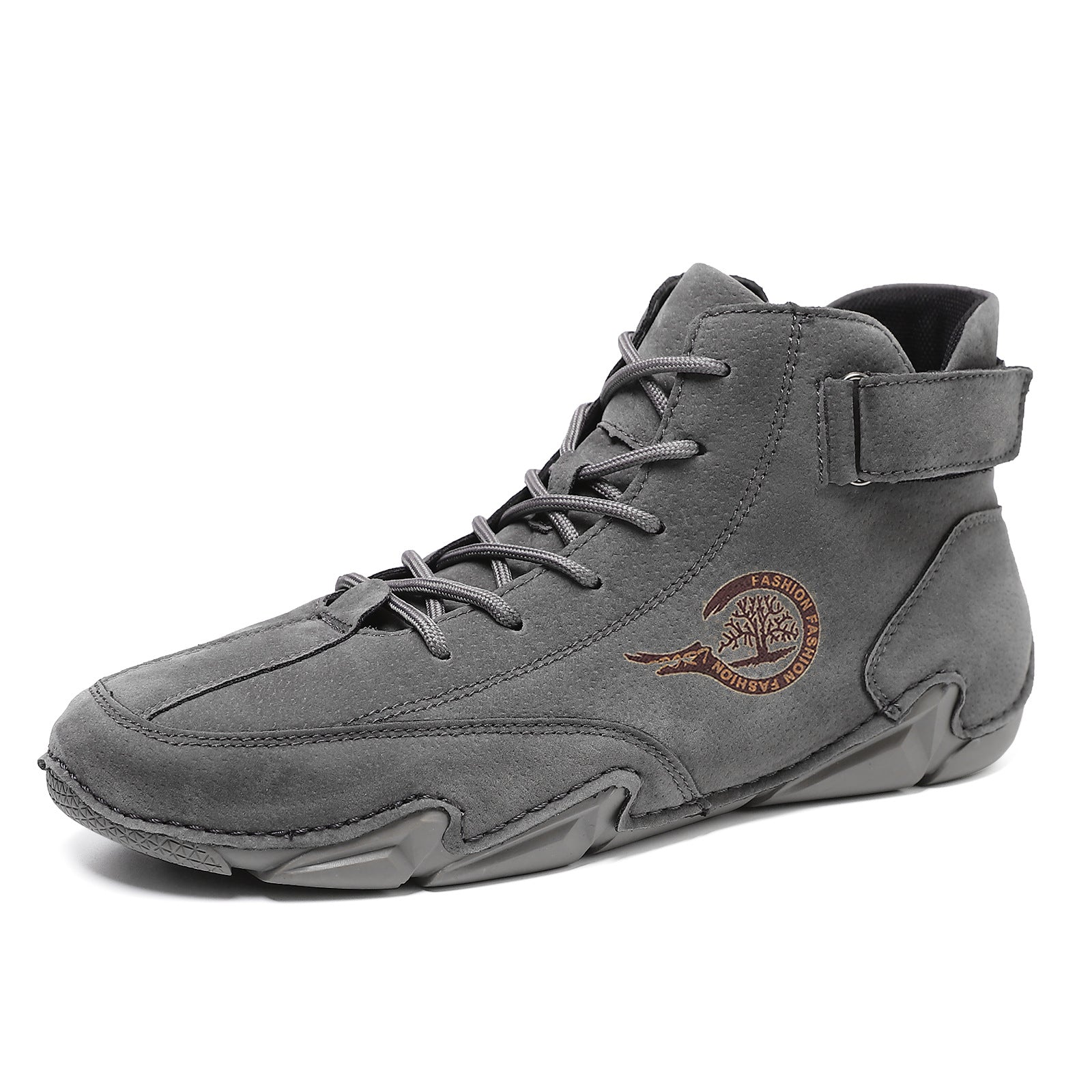 Men's High-Top Winter Suede Martin Boots Handmade Casual Boots