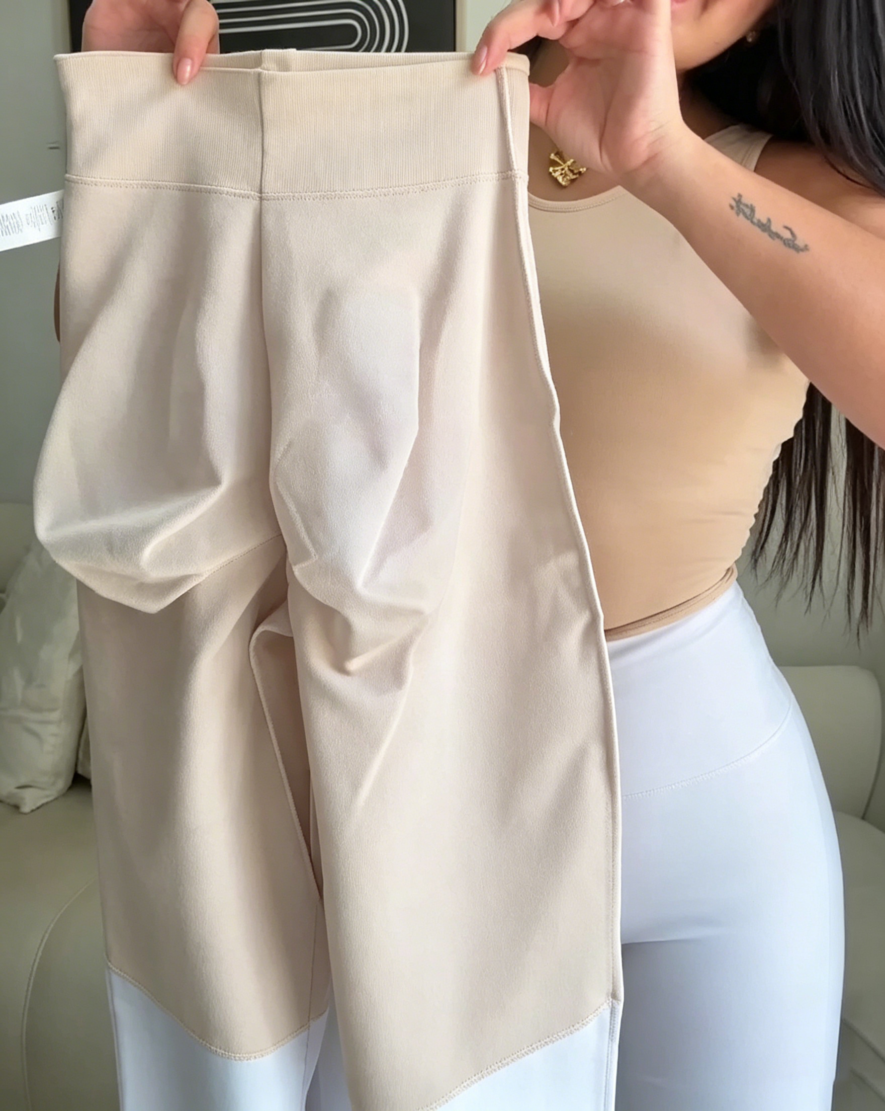 High Waist Button Fly Butt Lifting Sculpt Flare Faja Pants - By Qivii
