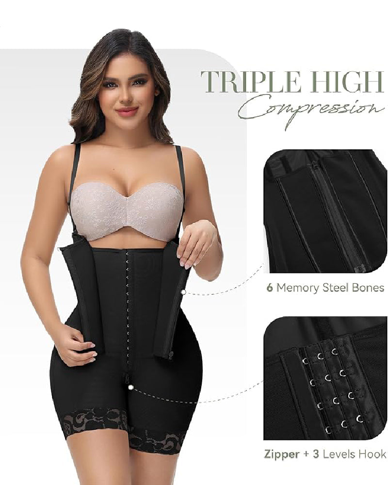 Shapshe® High Compression BBL Shapewear with Extreme Waist Belt