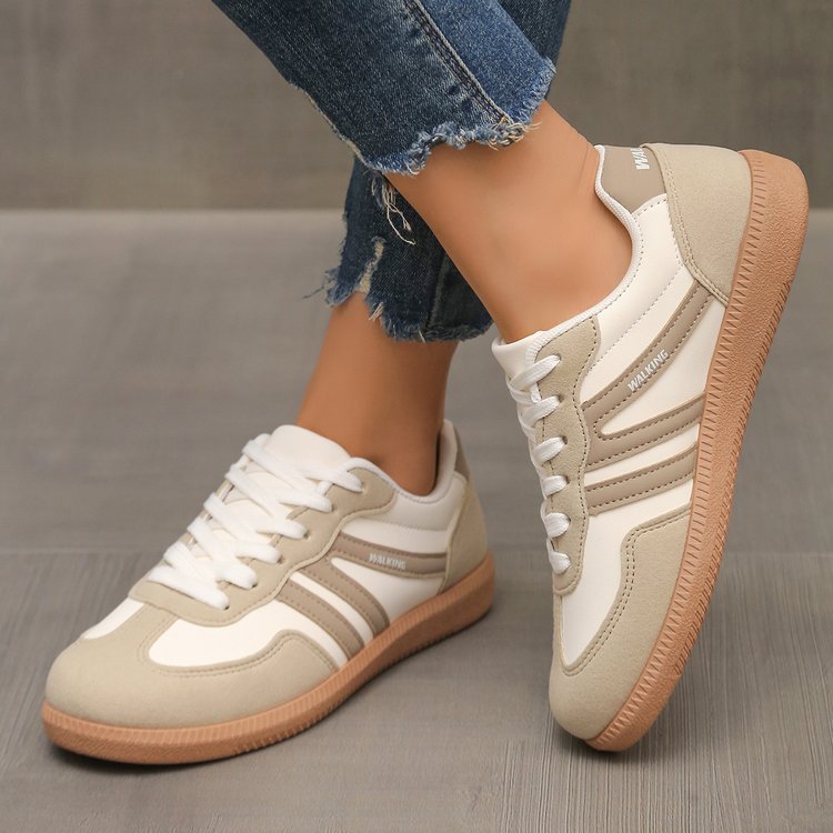 Women’s Nova Retro Colorblock Sneakers – Casual Lightweight Comfort Trainers (US5–10)