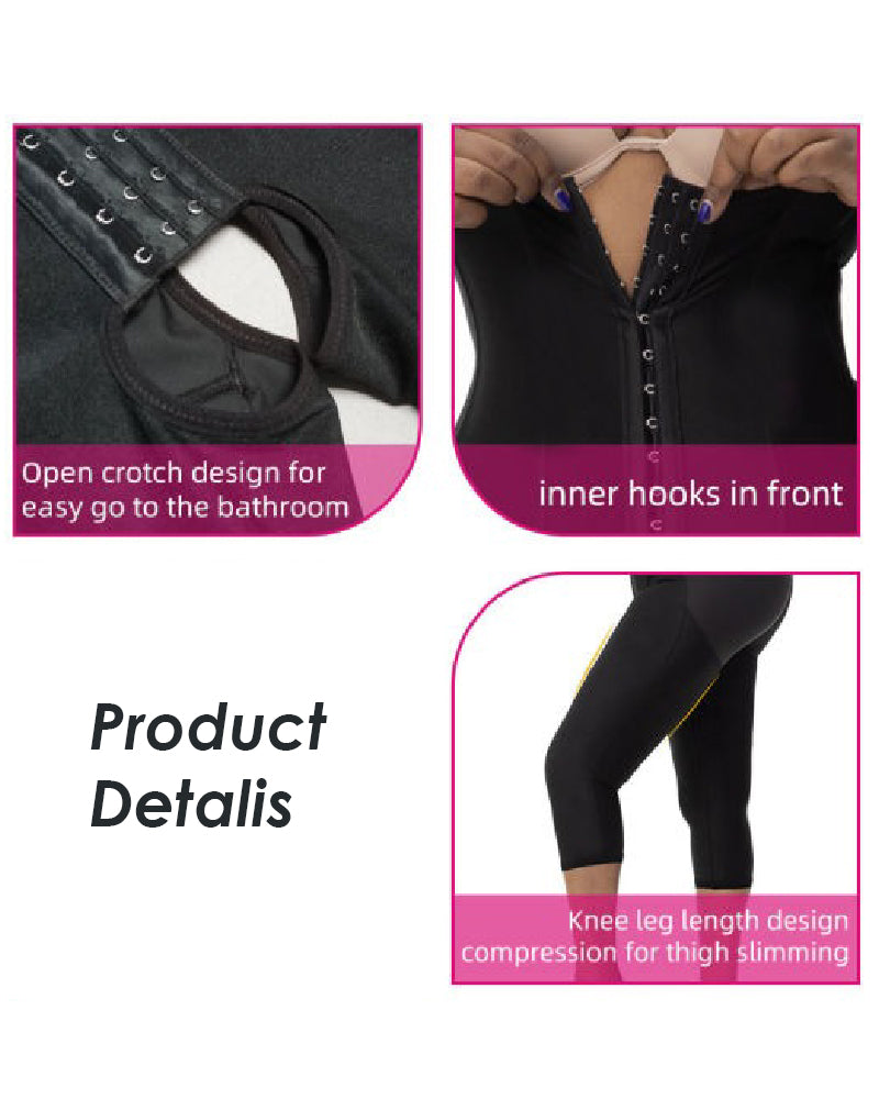 Shapshe® Firm Compression Full Body Shapewear Bodysuits for Tummy Control