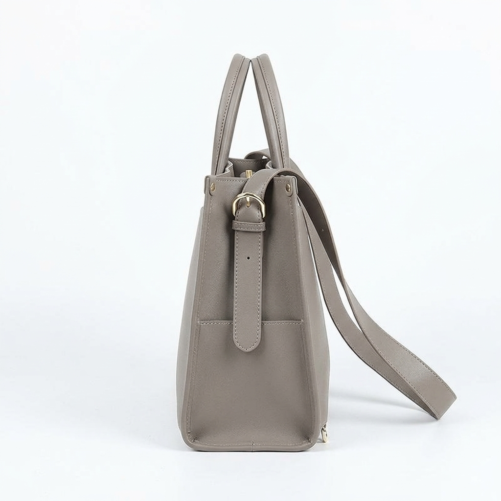Sera Tote in Pure Leather - By Qivii
