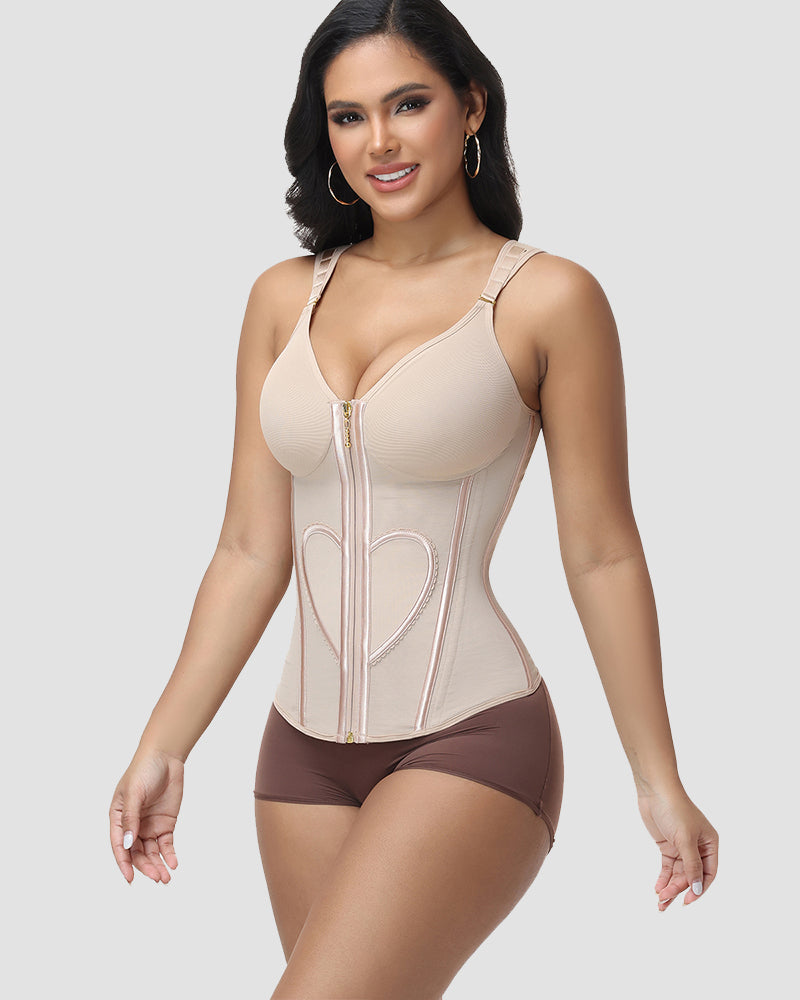 Shapshe® Fajas Colombianas Love Pattern Tummy Tuck Waist Trainer