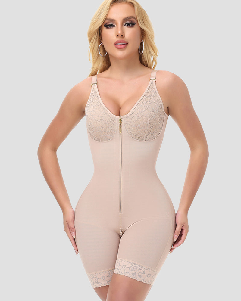 Shapshe® Lace Cup Hourglass Tummy Control Fajas Full Body Shaper