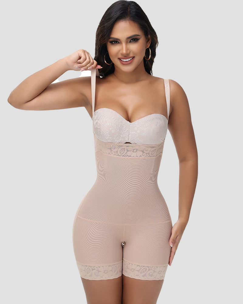 Shapshe® Adjustable Straps Open Bust Seamless Body Shaper Shapewear (Pre-Sale)