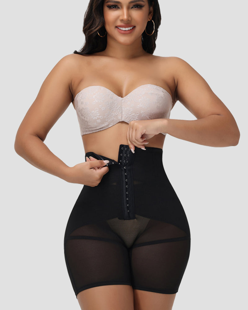Shapshe® Mesh High Waist Tummy Control Shaping Shorts