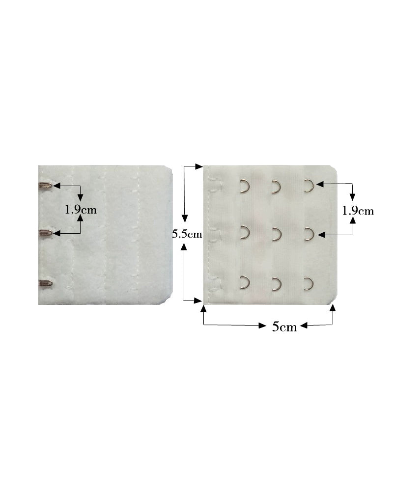Underwear Extension Buckle 3 Rows 3 Buckles