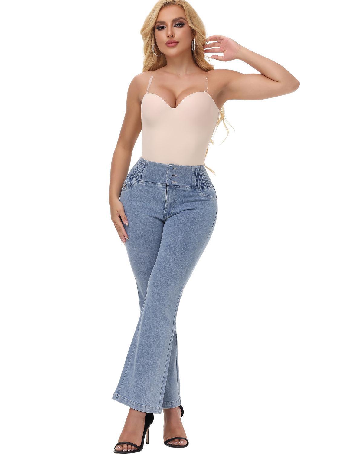 Shapshe® Soft Cup Triangle Bodysuit Tummy Control 2-in-1 Shapewear for Women